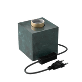 Calex Tafellamp Vierkant - E27 - Marmer - Groen